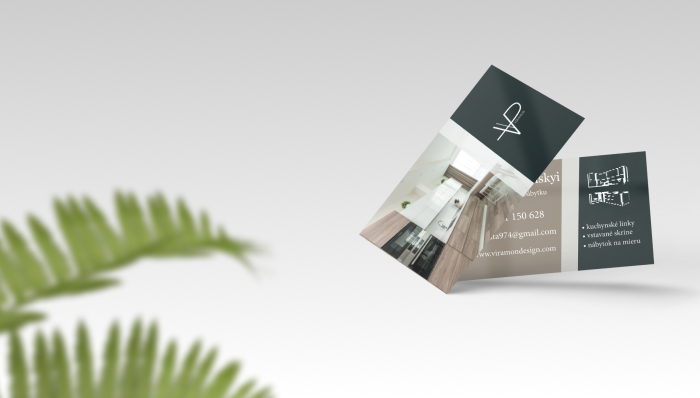 Business card for the company «Viramon Design”